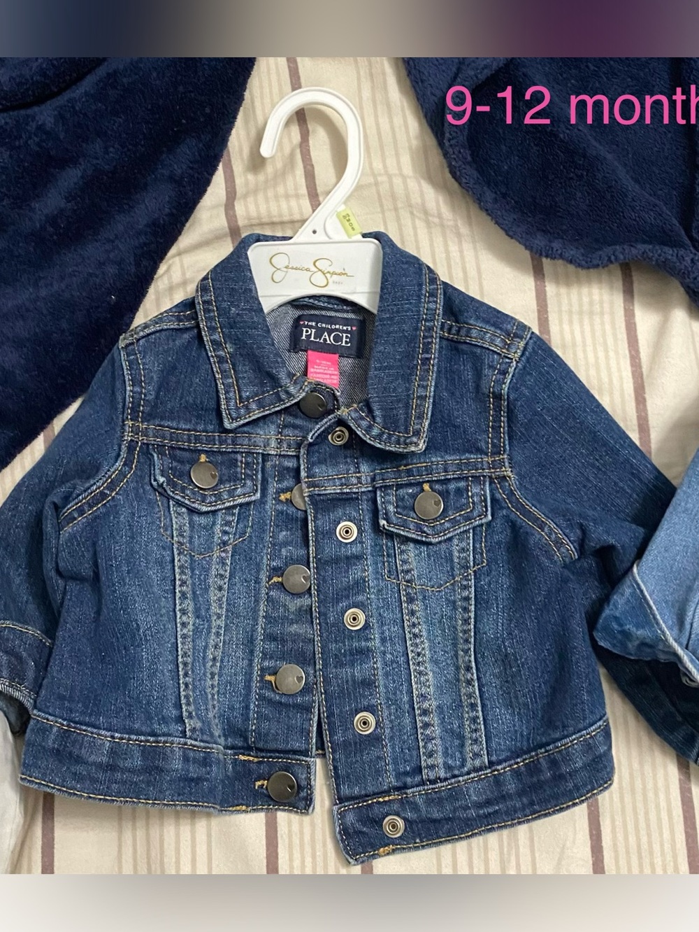 The Children's Place Dark Blue Denim Jean Jacket